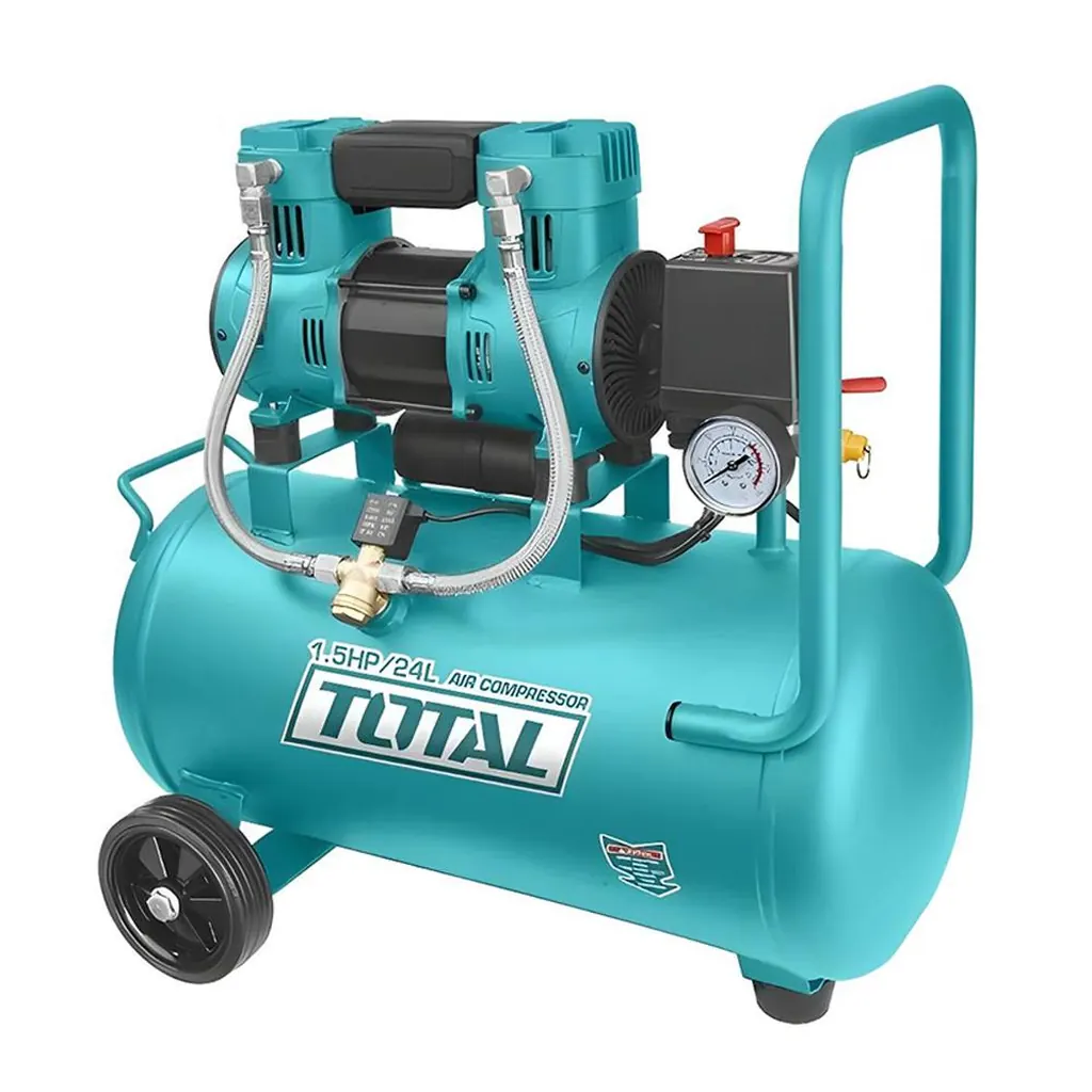 COMPRESOR AIRE HORIZONTAL 24L 1.5HP 116PSI 110-120V 1100W 60HZ SUPER TOTAL (UTCS1110242)