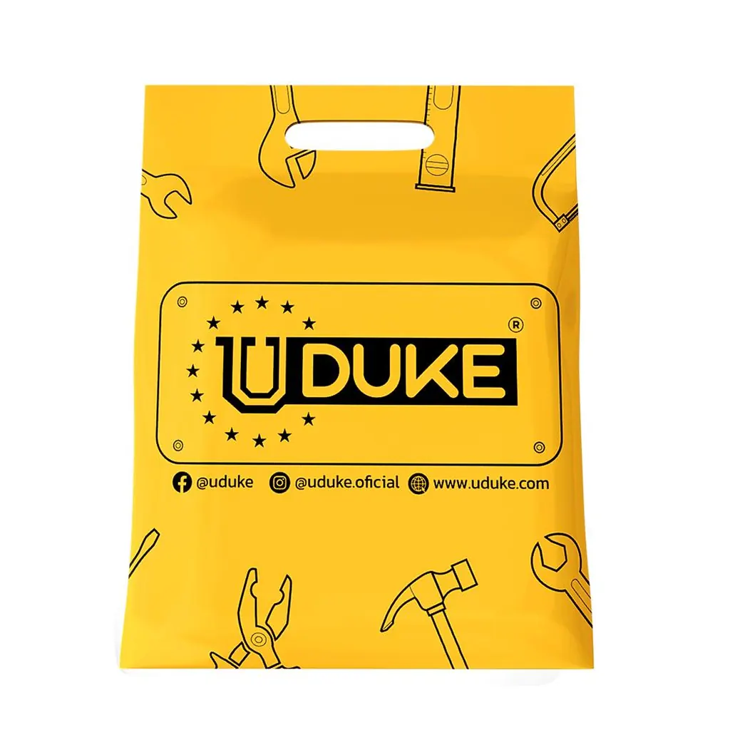 BOLSA REUTILIZABLE EN CAMBRE 40X50X13CM UDUKE (HT3344)