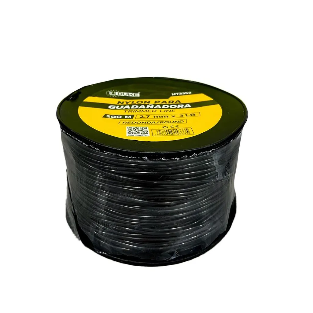 NYLON PARA GUADAÑADORA 2.7MM X 200M NEGRO UDUKE (HT3352)