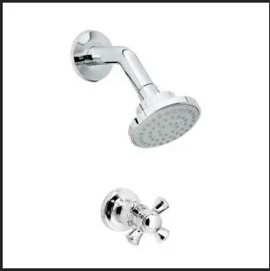 LINEA GRIVAL DUCHA CRUCETA BALTA PRO + REGISTRO DALIA PQTE X 3 (414573331)