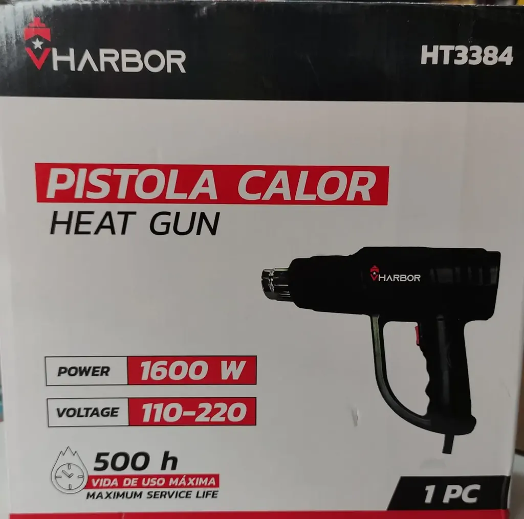 PISTOLA CALOR 110-220V-1600W VHARBOR (HT3384)