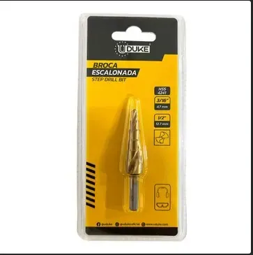 BROCA ESCALONADA 3/16"-1/2" UDUKE (HT3238)