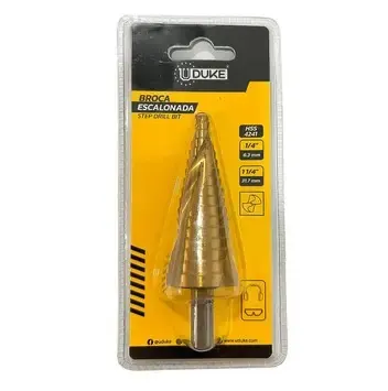 BROCA ESCALONADA 1/4"-1 1/4" UDUKE (HT3240)