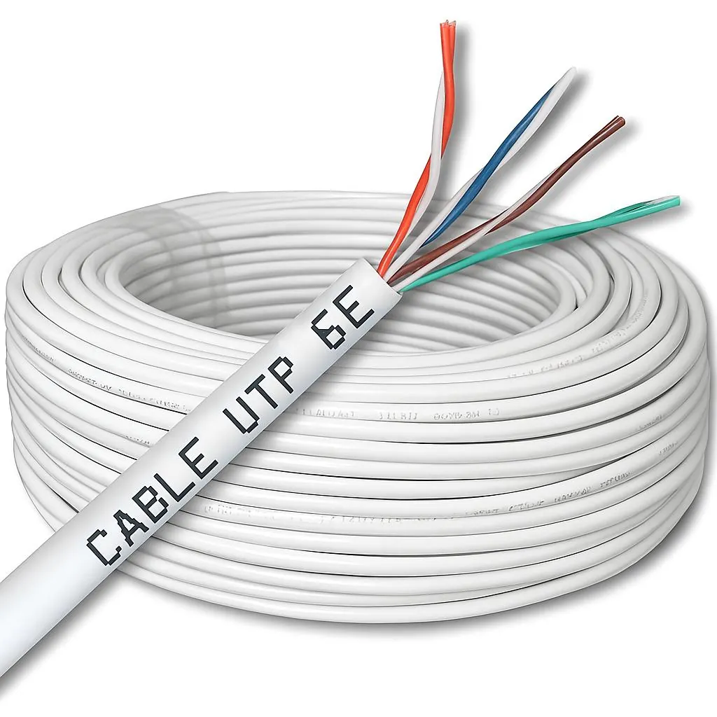 CABLE UTP TITANIUM CCA CAT 6 INTERIOR 305M BLANCO (60%COBRE-40%ALUMINIO)(TTA197)