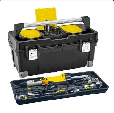CAJA HERRAMIENTA 25 PRO CERR METALICA NEGRA RIMAX (13630)