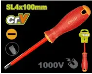 DESTORNILLADOR (-) 6" AISLADO 1000V DYLLU (DTSD7266)