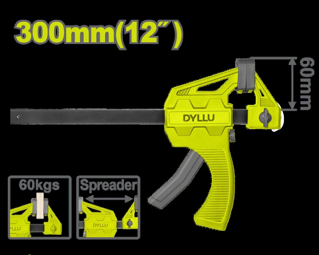 PRENSA SARGENTO DE BARRA 12" DYLLU (DTCP4312)