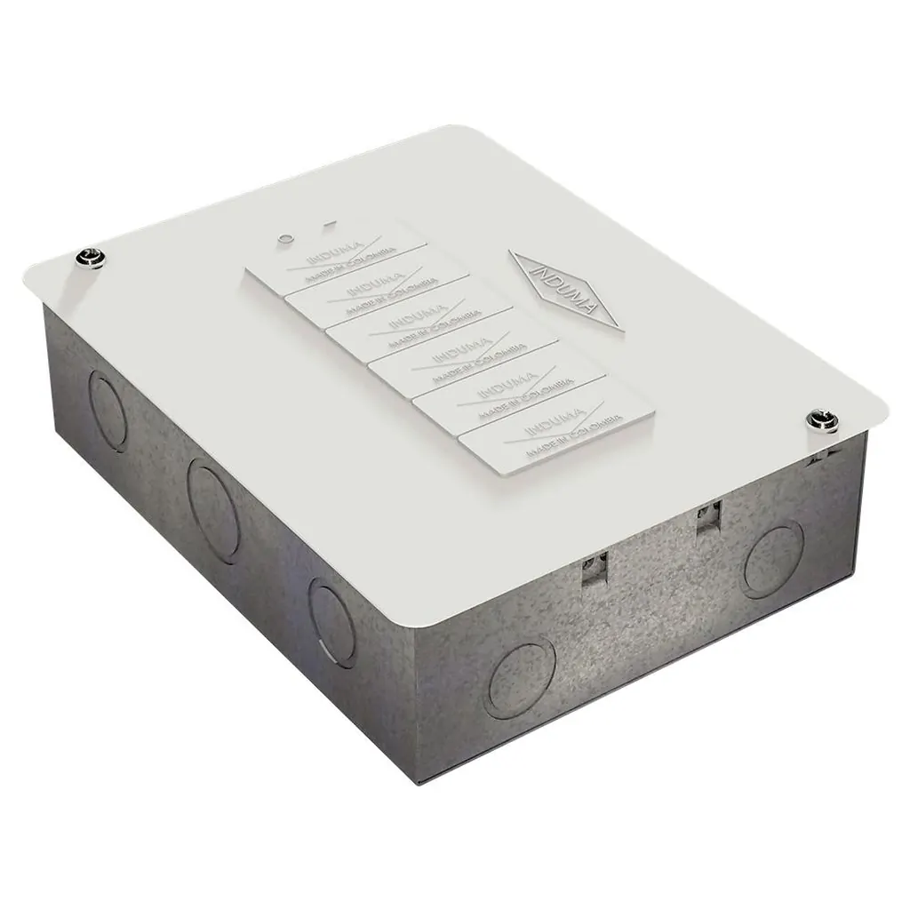 CAJA BREAKER METALICA 6 CIRCUITOS SLIM CERTIFICADA INDUMA (T1205-0034)