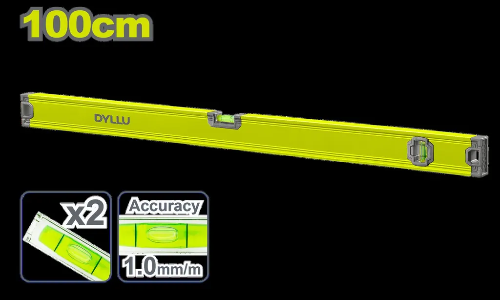 NIVEL 100CM ALUMINIO DYLLU (DTSL2G100)
