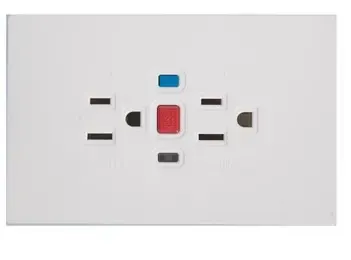 TOMA DOBLE GFCI TERRA BLANCA UDUKE (V7-020)