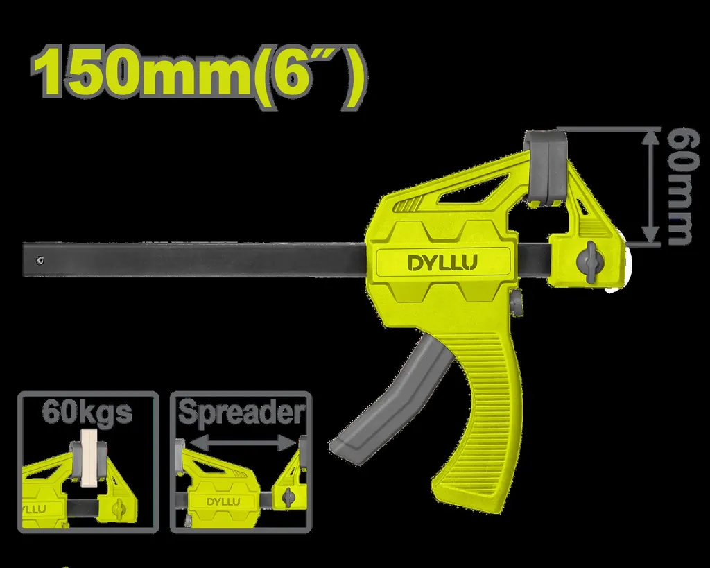 PRENSA SARGENTO DE BARRA 6" DYLLU (DTCP4306)