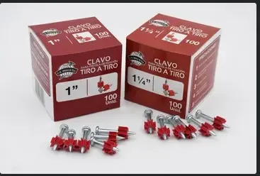 CLAVO PARA FIJACION TIRO A TIRO 1" X 100 UNDS CA MEJIA (5256C00001)