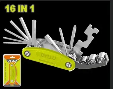 NAVAJA MULTIFUNCIONAL 16 EN 1 MANGO EN ALUMINIO (DTHK4516)