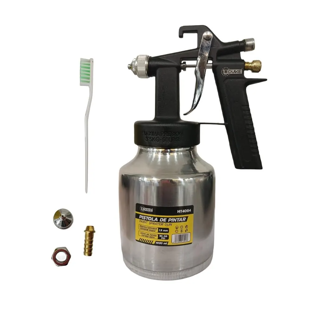 PISTOLA PINTAR UDUKE PROFESIONAL VASO DE 1 LT (PRESION MAX 50PSI) (HT4084)