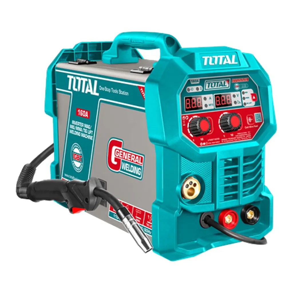 SOLDADOR INVERSOR DIGITAL 160A (MAG-MIG-MMA-LIFT TIG) 110-220V TOTAL (UTMGT16058)