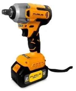 PISTOLA IMPACTO INALAMBRICA 1/2" 21V 420NM INCLUYE CARGADOR + 2 BATERIAS 4AH FURIUS (FIW213K)
