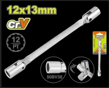 LLAVE COPA FLEXIBLE 12X13MM DYLLU (DTTH2E03)