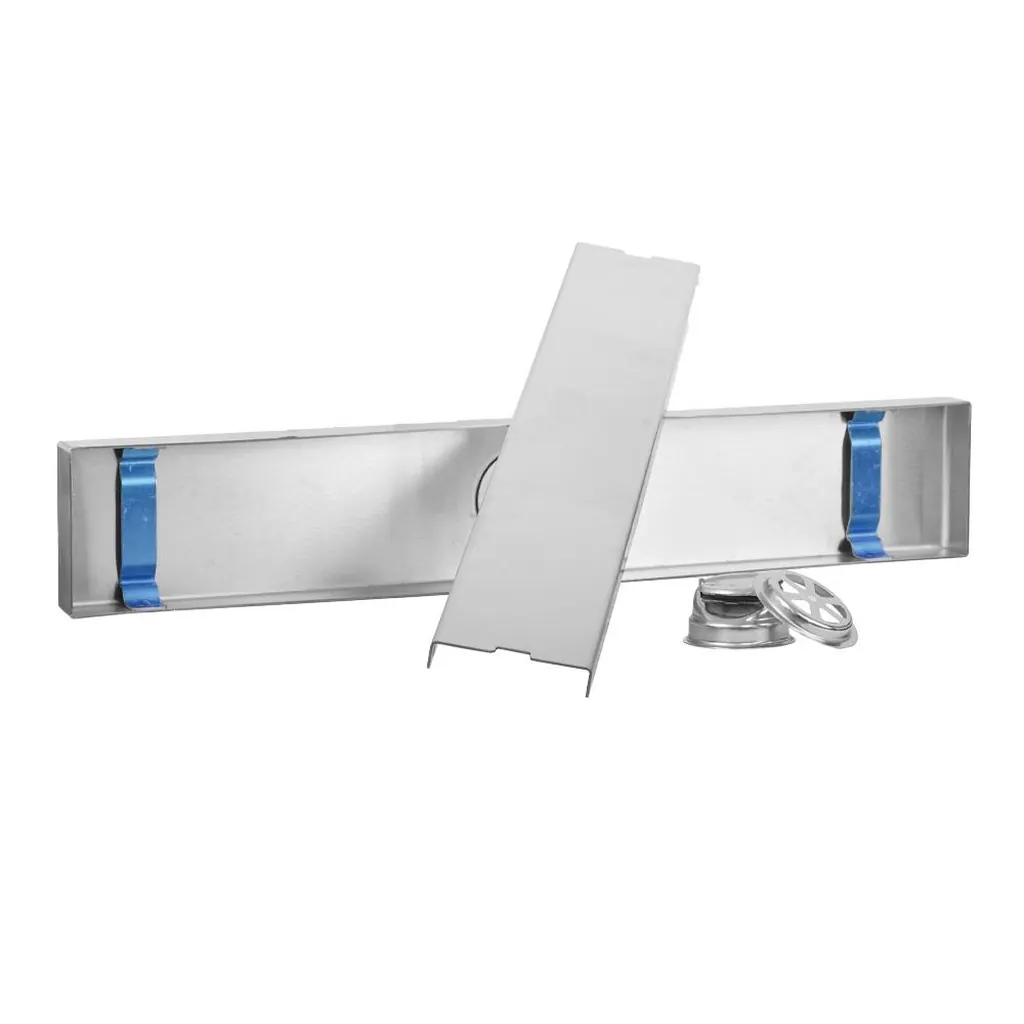 REJILLA SIFON PISO INVISIBLE ACERO INOXIDABLE 6.8x40CM UDUKE (HT1598)