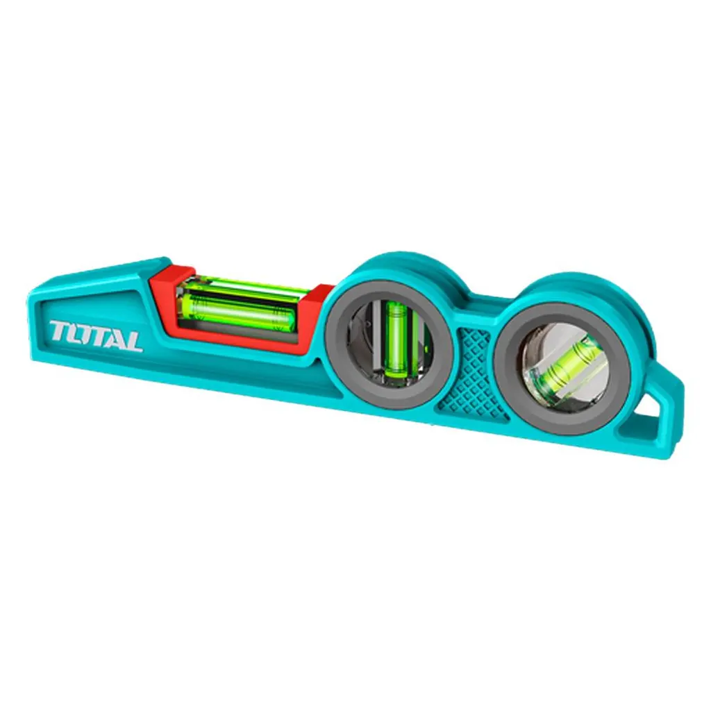 NIVEL DE 225MM ALTA RESISTENCIA ALUMINIO CUERPO CONICO INDUSTRIAL SUPER TOTAL (TMT921306)