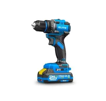 TALADRO INALAMBRICO PERCUTOR BRUSHLESS 1/2" 60NM INCLUYE BATERIA 21V 2.0AH Y CARGADOR ELITE (XID2159K)