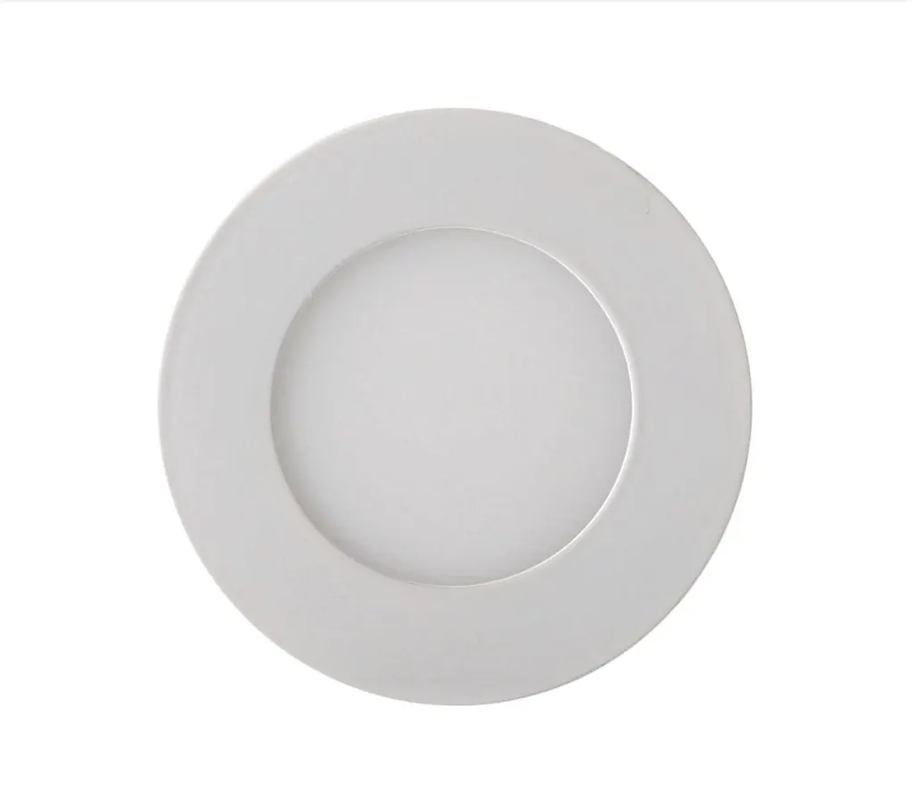 PANEL LED 3W REDONDO INCRUSTAR LUZ DIA TITANIUM (6500K)(TTA01)