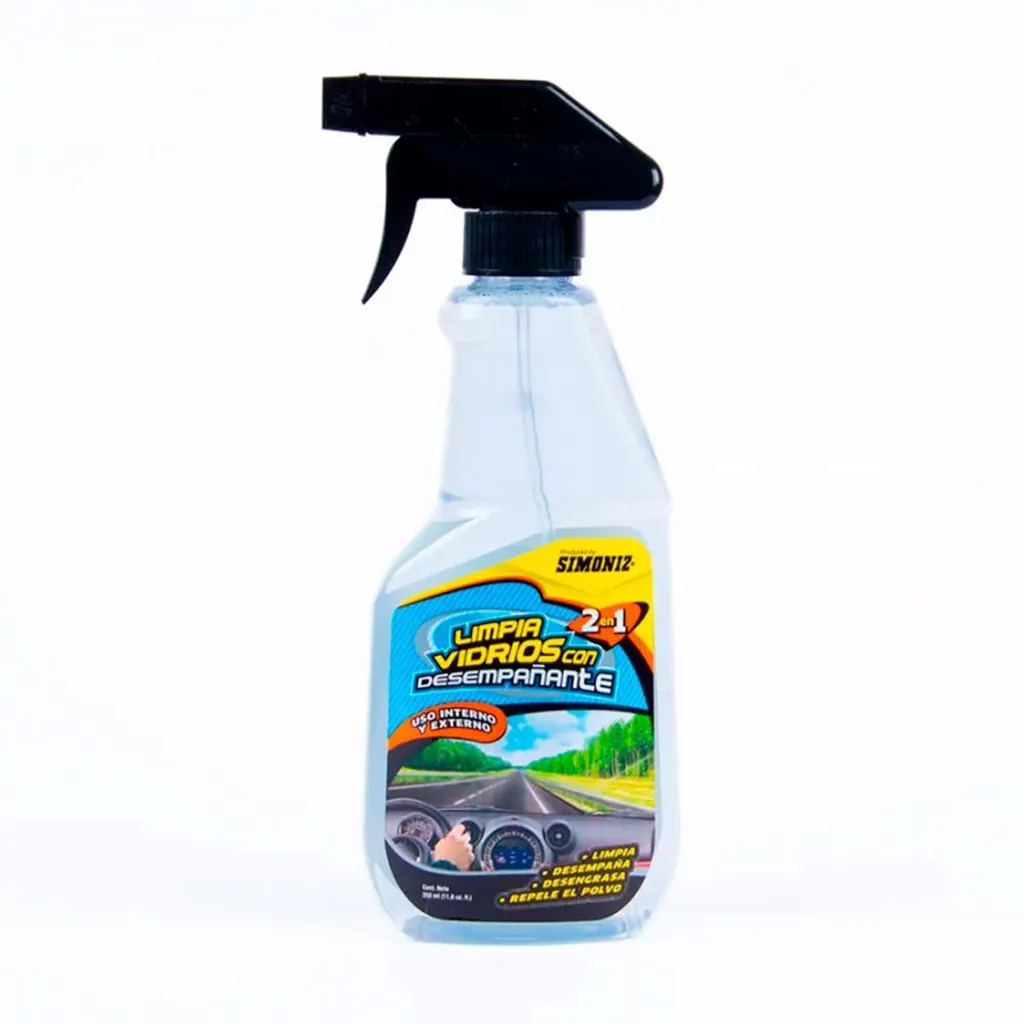 LIMPIA VIDRIOS 350ML CON DESEMPAÑANTE 2 EN 1 SIMONIZ (110291)