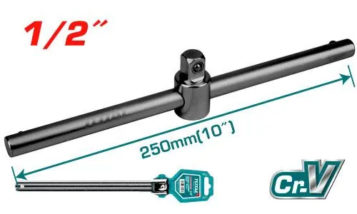 EXTENSION RACHE 1/2" DESLIZANTE 250MM INDUSTRIAL TOTAL (THTSTB12106)