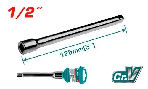 EXTENSION RACHE 1/2" 125MM INDUSTRIAL TOTAL (THEB12051)