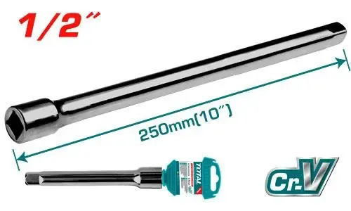EXTENSION RACHE 1/2" 250MM INDUSTRIAL TOTAL (THEB12101)