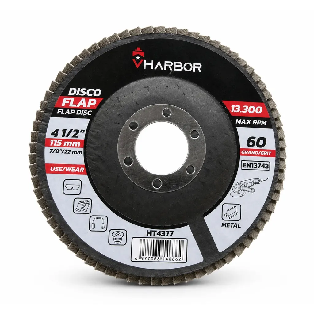 DISCO FLAP 4-1/2" GRANO 60 VHARBOR (HT4377)