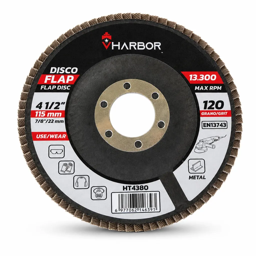 DISCO FLAP 4-1/2" GRANO 120 VHARBOR (HT4380)
