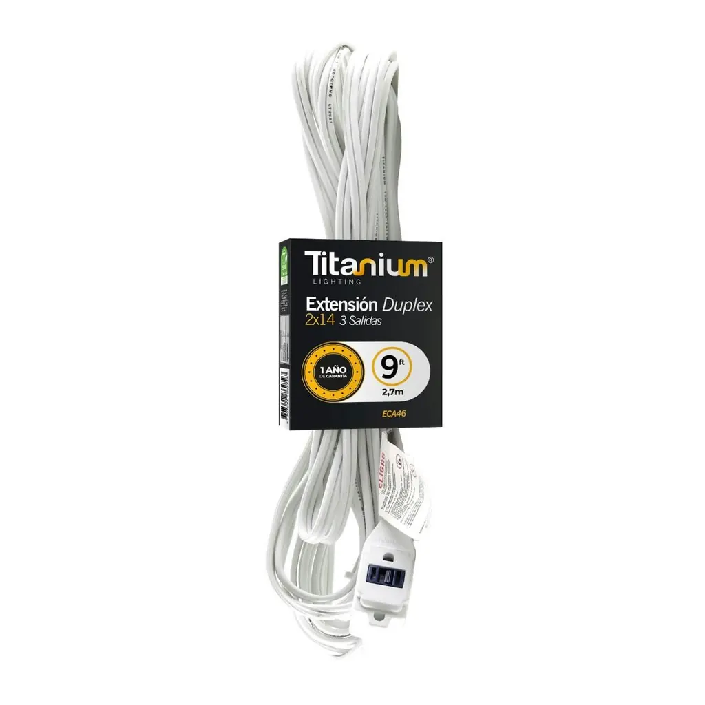 EXTENSION BLANCA 2,7 MTS TITANIUM (DUPLEX 2X14 -9FT) (ECA46)