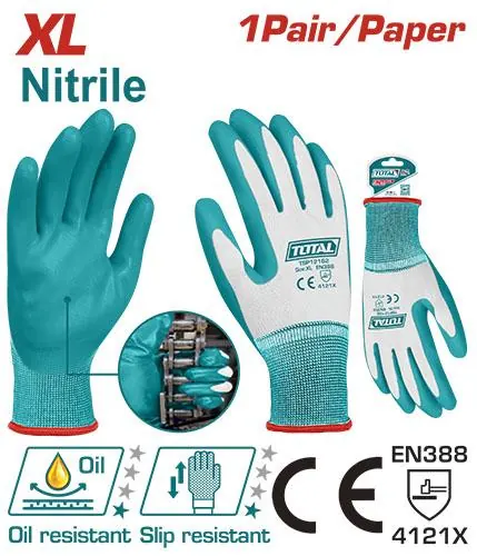 GUANTE DE NITRILO XL SUPER TOTAL (TSP12162)