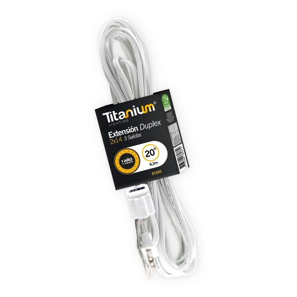 EXTENSION BLANCA 6,1 MTS TITANIUM (DUPLEX 2X14 -20FT) (ECA95)