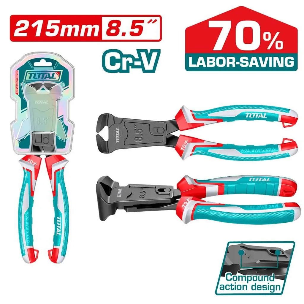 TENAZA 8.5" CROMO VANADIUM INDUSTRIAL TOTAL (THTC560808)