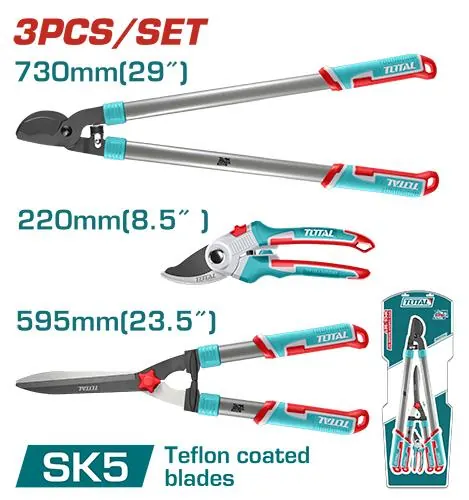 TIJERA PODAR BLISTER X 3 PZS INDUSTRIAL TOTAL (THT1576133)