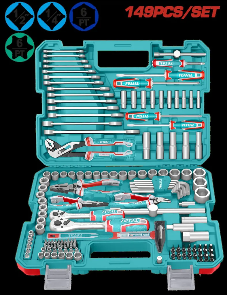 RACHE CON COPAS 1/2,1/4,X 149 PZS INDUSTRIAL SUPER TOTAL (THKTHP61497)