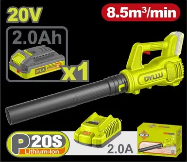[22694] SOPLADORA INALAMBRICA 20V INCLUYE 1 BATERIA 20V ( 2.0AH ) Y CARGADOR DYLLU (UDTBLP521)