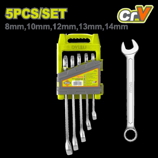 [23325] LLAVE MIXTA 8 - 14 MM JUEGO X 5 PZS DYLLU (DTSP1205)