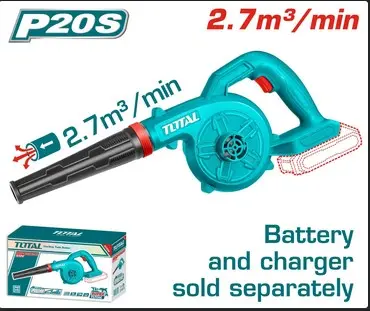 [22273] SOPLADORA INALAMBRICA 20V BATERIA Y CARGADOR SE VENDEN POR SEPARADO (TABLI20028)